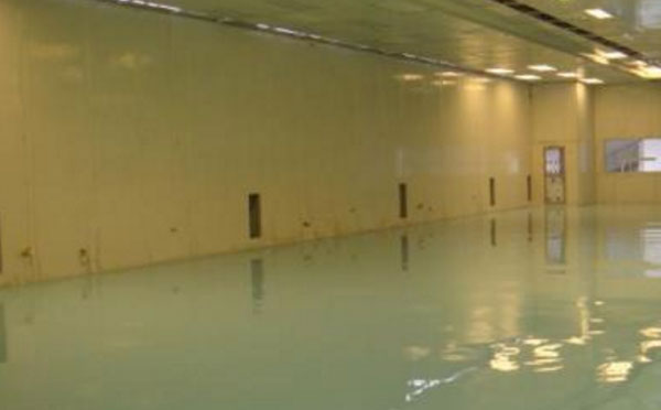 城西自流平环氧地坪中涂